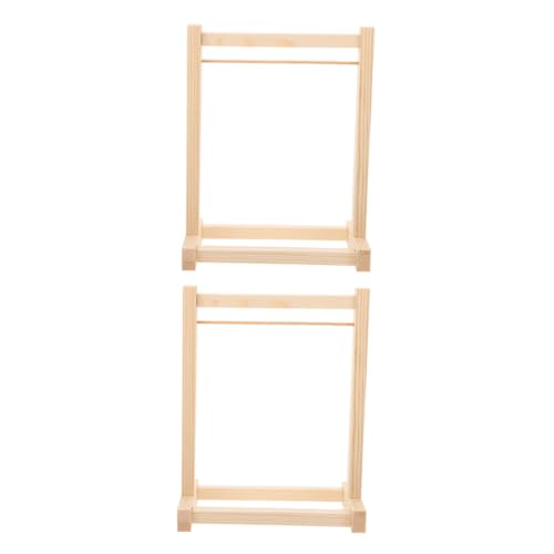 DRESSOOS 2 Stück Kleiderständer Für Puppen Aus Holz Miniatur-kleiderständer Für Puppen Puppenhaus Mini-kleiderständer Kleiderbügel Für Puppen Aus Holz Platzsparender Organizer DRESSOOS 2 Stück Kleiderständer Für Puppen Aus Holz Miniatur-kleiderständer Für Puppen Puppenhaus Mini-kleiderständer Kleiderbügel Für Puppen Aus Holz Platzsparender Organizer von DRESSOOS