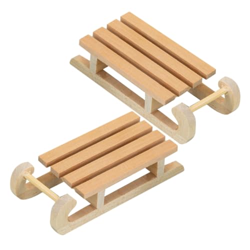 DRESSOOS 2St Schlitten aus Holz Weihnachtsschlitten leer Miniatur-Puppenhausschlitten weihnachtsbasteln Weihnachten basteln Schreibtisch Ornamente Statuette Dekorationen Kind Zubehör Birke DRESSOOS 2St Schlitten aus Holz Weihnachtsschlitten leer Miniatur-Puppenhausschlitten weihnachtsbasteln Weihnachten basteln Schreibtisch Ornamente Statuette Dekorationen Kind Zubehör Birke von DRESSOOS
