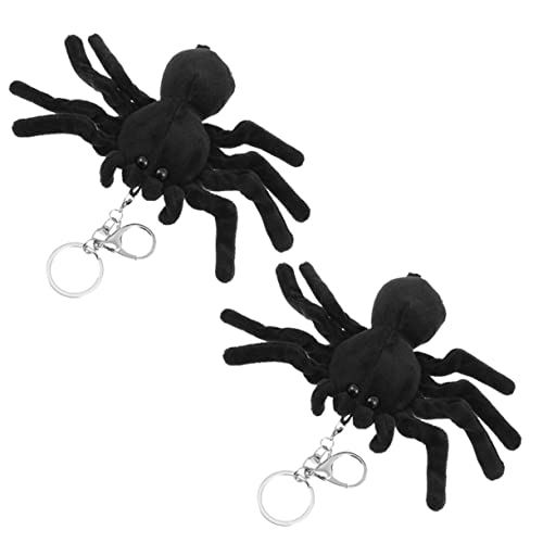 DRESSOOS 2St Spinne Schlüsselanhänger Spinnenzauber Plüsch Schlüsselanhänger Tiere Dekor Halloween Dekoration Halloween-Dekoration Schlüsselringe Spielzeuge Halloween-Spinnen-Anhänger Mini DRESSOOS 2St Spinne Schlüsselanhänger Spinnenzauber Plüsch Schlüsselanhänger Tiere Dekor Halloween Dekoration Halloween-Dekoration Schlüsselringe Spielzeuge Halloween-Spinnen-Anhänger Mini von DRESSOOS