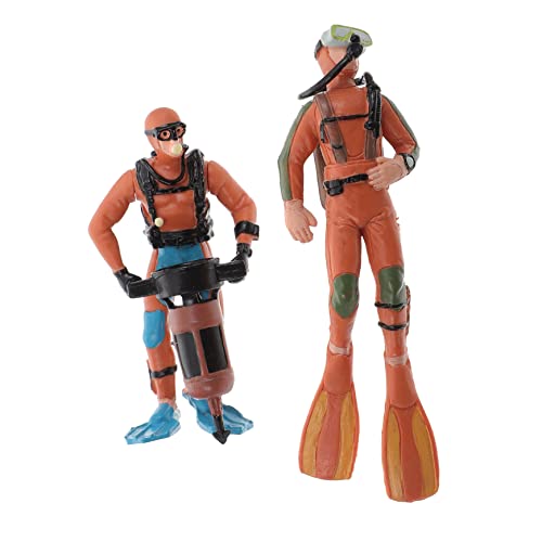 DRESSOOS 2St Tauchermodell tauchspielzeug für Kleinkind Fantasieanregendes Kleinkinder Simulation Taucherpuppe Taucherfigur Taucher Figur PVC Orange DRESSOOS 2St Tauchermodell tauchspielzeug für Kleinkind Fantasieanregendes Kleinkinder Simulation Taucherpuppe Taucherfigur Taucher Figur PVC Orange von DRESSOOS