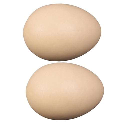 DRESSOOS Gastgeschenke 2St nachgeahmte Eier gefälschte Eierdekoration Vogelnest-Dekor Modelle Eier Legen Gefälschte Eier von DRESSOOS