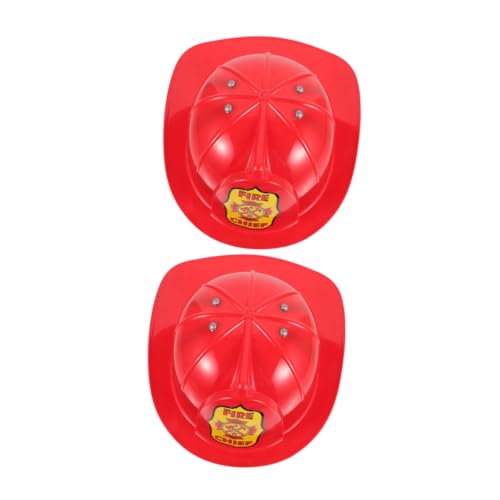 DRESSOOS Kostüm-zubehör-set Roter Feuerwehrhelm Und Hut Für Kinder Feuerwehr-verkleidung von DRESSOOS