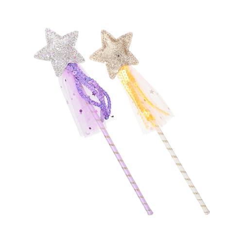 DRESSOOS 2st Zauberstab Figuren Feenhaftes Bausatz Dekorationen Glitzer Zauberstäbe Mädchen Puppe Hexenstab Frauen Feenflügel Feenhaftes Miniaturen Funkeln Sternenstab PVC DRESSOOS 2st Zauberstab Figuren Feenhaftes Bausatz Dekorationen Glitzer Zauberstäbe Mädchen Puppe Hexenstab Frauen Feenflügel Feenhaftes Miniaturen Funkeln Sternenstab PVC von DRESSOOS