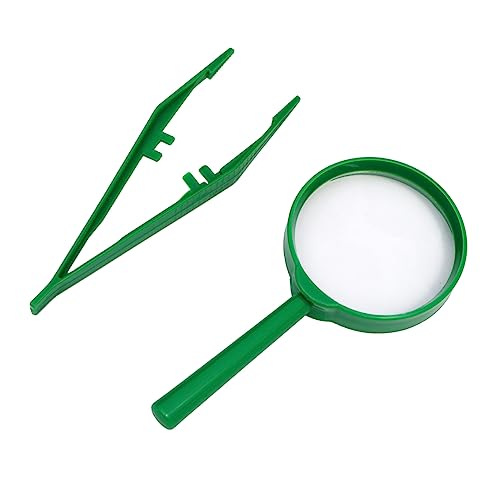 DRESSOOS 3 Sätze Beobachtungswerkzeuge Für Vergrößernde Pinzette Im Freien Lupe Kinderpinzette Beobachtungsset Für Beobachtungsspielzeug Für Green DRESSOOS 3 Sätze Beobachtungswerkzeuge Für Vergrößernde Pinzette Im Freien Lupe Kinderpinzette Beobachtungsset Für Beobachtungsspielzeug Für Green von DRESSOOS