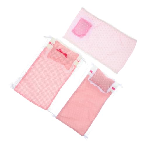 DRESSOOS 3 Sätze Puppenbettwäsche kinderzimmer deko Bettwäsche für Puppen Puppenhaus aus Baumwolle Schüttelbett Puppenhaus Bettkissen Miniatur-Bettlaken Miniaturkissen DRESSOOS 3 Sätze Puppenbettwäsche kinderzimmer deko Bettwäsche für Puppen Puppenhaus aus Baumwolle Schüttelbett Puppenhaus Bettkissen Miniatur-Bettlaken Miniaturkissen von DRESSOOS