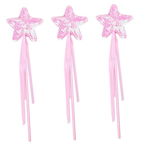 DRESSOOS 3 Stück Hexenstab, Feenstab, Spielzeug, Band Design, Feen Stern Förmige Feenstäbe, Foto Requisite, Entzückender Zauberstab, Neuartiger Feenstab, Mädchen Feenstäbe, Feen Cosplay DRESSOOS 3 Stück Hexenstab, Feenstab, Spielzeug, Band Design, Feen Stern Förmige Feenstäbe, Foto Requisite, Entzückender Zauberstab, Neuartiger Feenstab, Mädchen Feenstäbe, Feen Cosplay von DRESSOOS