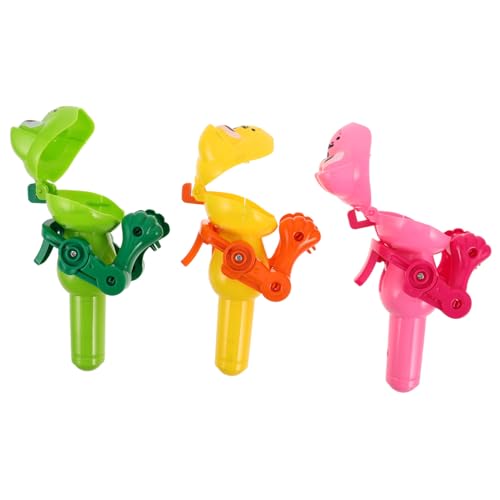 DRESSOOS Frosch-Lolli-Roboter-Spielzeug 3-teilige Lolli-aufbewahrungsbox Kaugummihalter Einfache Lutschermaschine in Froschform Für Jungen Und Mädchen von DRESSOOS