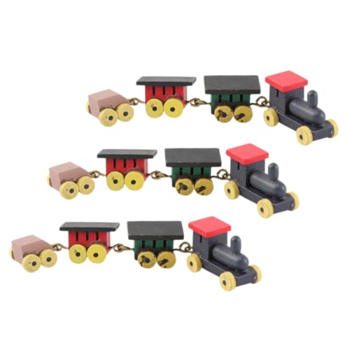 DRESSOOS 3stücke Teiliges Miniatur Holz Zug Dekoration Für Puppenhaus Kreative Holzspielzeug Deko Für Zuhause Bunte Mini Eisenbahn Skulptur Als Für Teenager Und Freunde DRESSOOS 3stücke Teiliges Miniatur Holz Zug Dekoration Für Puppenhaus Kreative Holzspielzeug Deko Für Zuhause Bunte Mini Eisenbahn Skulptur Als Für Teenager Und Freunde von DRESSOOS