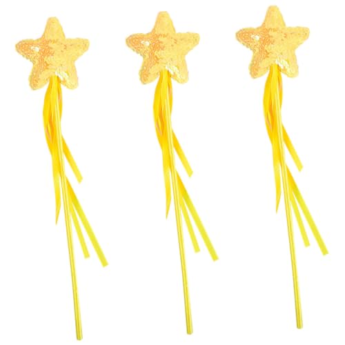 DRESSOOS 3 Stück Pailletten Feenstäbe Für Mädchen, Feenstäbe, Spielzeug, Handfee, Feen Partygeschenke, Sternförmige Feenstäbe, Sternförmige Feenstäbe, Kinder Feenstäbe DRESSOOS 3 Stück Pailletten Feenstäbe Für Mädchen, Feenstäbe, Spielzeug, Handfee, Feen Partygeschenke, Sternförmige Feenstäbe, Sternförmige Feenstäbe, Kinder Feenstäbe von DRESSOOS