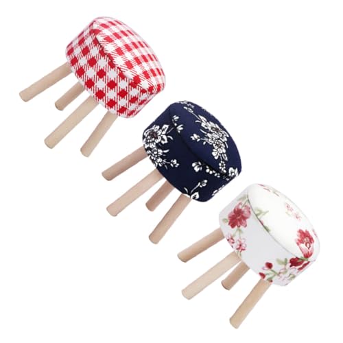 DRESSOOS 3 Stück Puppenhaushocker, Minihocker, Ornamenthocker, Modell, Minihaus, Holzhocker, Miniaturhocker, Kleine Holzhocker, Modell, Puppenhausmöbel, Mini Holzmöbel, Schmücken DRESSOOS 3 Stück Puppenhaushocker, Minihocker, Ornamenthocker, Modell, Minihaus, Holzhocker, Miniaturhocker, Kleine Holzhocker, Modell, Puppenhausmöbel, Mini Holzmöbel, Schmücken von DRESSOOS
