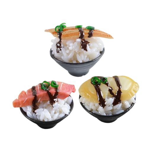 DRESSOOS 3 Stück Simulation Sushi Kinderspiel Essen, So Tun Als Ob, Spielzeug Essen, Gefälschte Lebensmittel, Modell Essen Spielzeug Für Kinder, Lebensmittelmodell Spielzeug, Spielküche DRESSOOS 3 Stück Simulation Sushi Kinderspiel Essen, So Tun Als Ob, Spielzeug Essen, Gefälschte Lebensmittel, Modell Essen Spielzeug Für Kinder, Lebensmittelmodell Spielzeug, Spielküche von DRESSOOS
