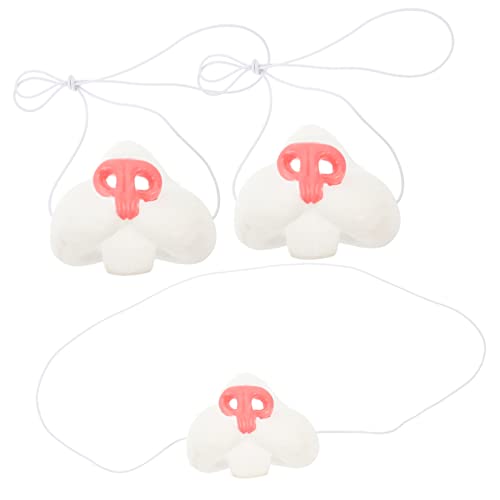 DRESSOOS 3 Stück Zum Anziehen, Hasennase Zum Anziehen, Hasen Requisite, Osterhase, Dekorative Hasen Requisite, Kleine Hasen Requisite, Kompakte Hasen Requisite, Karnevals Zirkus Kaninchen, von DRESSOOS