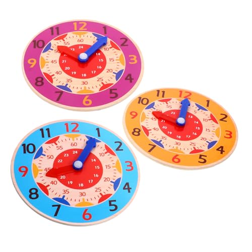 DRESSOOS 3 Teiliges Lernspielzeug Uhr Aus Kognitive Spieluhr Für Und Kleinkinder Pink Und Kreatives Zeitverständnis Für Die Frühkindliche Entwicklung DRESSOOS 3 Teiliges Lernspielzeug Uhr Aus Kognitive Spieluhr Für Und Kleinkinder Pink Und Kreatives Zeitverständnis Für Die Frühkindliche Entwicklung von DRESSOOS