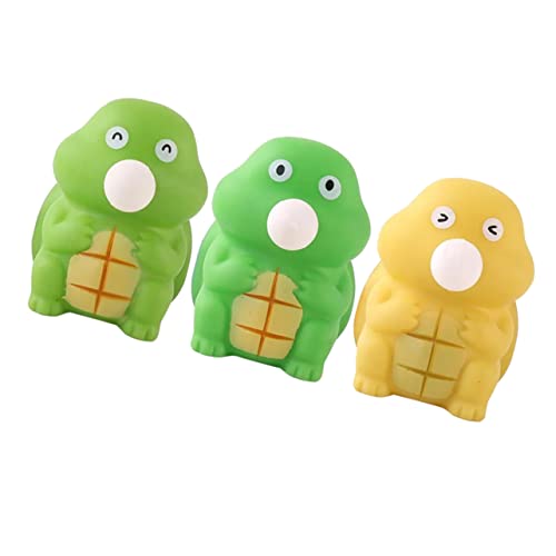 DRESSOOS 3 Teiliges Quetschspielzeug, Simulierte Schildkröten, Spielzeug, Schildkröten, Quetschspielzeug, Schreibtischspielzeug, Spielzeugschildkröten, Dehnbares Spielzeug, Kompaktes von DRESSOOS