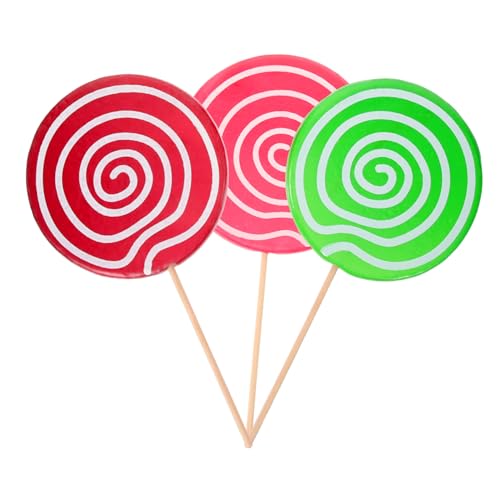 DRESSOOS 3 Teiliges Simulations Lolli Fotografie Requisit, Großes Süßigkeiten Ornament, Süßigkeiten Verzierung, Simulation Von Lebensmitteln, Gefälschte Süßigkeiten, Lebensechte Lolli DRESSOOS 3 Teiliges Simulations Lolli Fotografie Requisit, Großes Süßigkeiten Ornament, Süßigkeiten Verzierung, Simulation Von Lebensmitteln, Gefälschte Süßigkeiten, Lebensechte Lolli von DRESSOOS