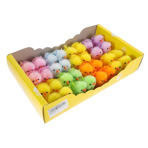 DRESSOOS 32 Stücke Plüsch Ostern Küken Winzige Huhn Stofftier Ostern Dekorationen Für Partys 4 5 cm Mini Küken Spielzeug von DRESSOOS