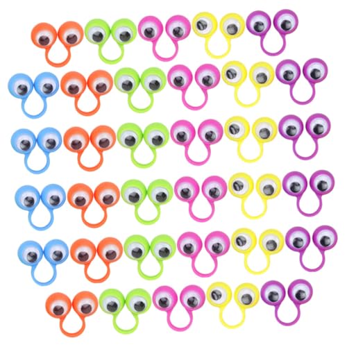DRESSOOS 36 Stück Große Augenringe, Lustige Augenfingerpuppen, Augenpuppen, Augenpuppenringe, Fingerspielzeug, Partygeschenk, Lustiger Augapfelring, Augenringspielzeug, Lustiges DRESSOOS 36 Stück Große Augenringe, Lustige Augenfingerpuppen, Augenpuppen, Augenpuppenringe, Fingerspielzeug, Partygeschenk, Lustiger Augapfelring, Augenringspielzeug, Lustiges von DRESSOOS