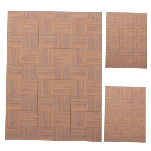 DRESSOOS 3stücke Miniatur Selbstklebende Bodenaufkleber Für Puppenhäuser Holzoptik Dekorative Fußbodenfolie Für Küche Bad Und Schlafzimmer Für Miniaturprojekte DRESSOOS 3stücke Miniatur Selbstklebende Bodenaufkleber Für Puppenhäuser Holzoptik Dekorative Fußbodenfolie Für Küche Bad Und Schlafzimmer Für Miniaturprojekte von DRESSOOS