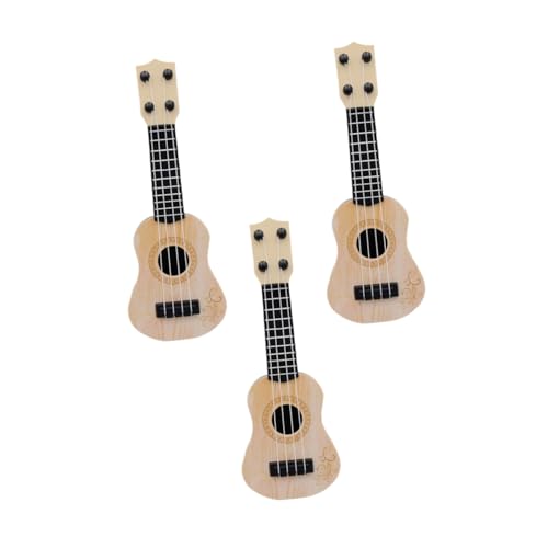 DRESSOOS 3St Gitarrenmodell kindergitarre Kinder Gitarre Musikspielzeug Kindermusical Kinderspielzeug Spielzeuge Kinder-Ukulele-Spielzeug -Gitarre Mini Musikinstrument Werkzeug Plastik von DRESSOOS