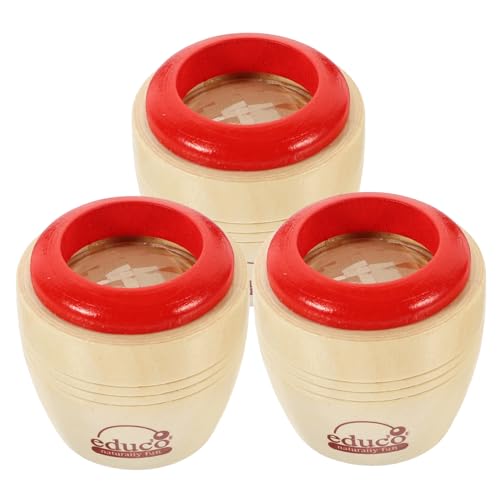 DRESSOOS Kaleidoskop Spielzeug Für Kinder 3 Stücke Holz Baby Spielzeug Rotierenden Pädagogisches Zufällige Farbe von DRESSOOS