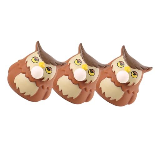 DRESSOOS 3St Prise Musik zappeln Masse Adler Lampe Massenzappeln Fidget für kinderspielzeug Fun Toy Plush Toy Cartoon Stressabbau Partygeschenke Brown DRESSOOS 3St Prise Musik zappeln Masse Adler Lampe Massenzappeln Fidget für kinderspielzeug Fun Toy Plush Toy Cartoon Stressabbau Partygeschenke Brown von DRESSOOS