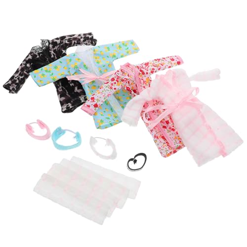 DRESSOOS Puppen-Mini-zubehör-Set Bademantel Schlafanzug Nachtwäsche Und Handtuch Zum Anziehen Der Puppe DRESSOOS Puppen-Mini-zubehör-Set Bademantel Schlafanzug Nachtwäsche Und Handtuch Zum Anziehen Der Puppe von DRESSOOS