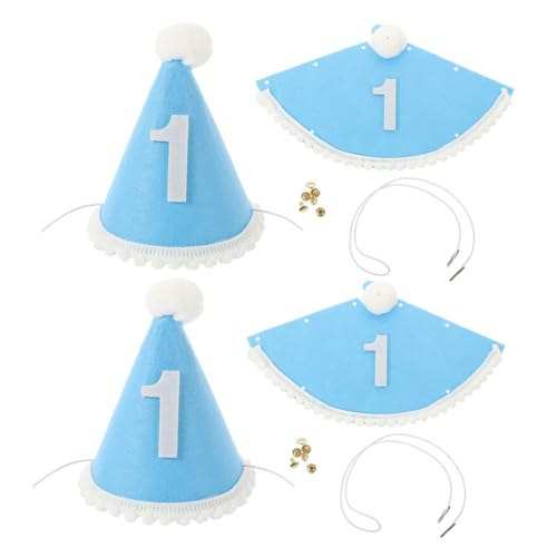 DRESSOOS 4 Stück 1. Geburtstagshut, Hut Zum Ersten Geburtstag, Stirnband, Geburtstagshüte Für Kinder, Baby Geburtstagsparty Hut, Dekoration Für Den Ersten Geburtstag, Partyhut, Requisite, DRESSOOS 4 Stück 1. Geburtstagshut, Hut Zum Ersten Geburtstag, Stirnband, Geburtstagshüte Für Kinder, Baby Geburtstagsparty Hut, Dekoration Für Den Ersten Geburtstag, Partyhut, Requisite, von DRESSOOS