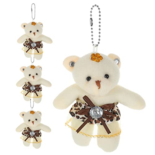 DRESSOOS 4 Stück Bärenpuppenstrauß, DIY Ornamente, Blumenstrauß, DIY Zubehör, Bärenanhänger, Abschlussfeier, Bärendekoration, Hochzeitsstrauß, Bärenschmuck, Hochzeitsstrauß, Bärenstrauß, DRESSOOS 4 Stück Bärenpuppenstrauß, DIY Ornamente, Blumenstrauß, DIY Zubehör, Bärenanhänger, Abschlussfeier, Bärendekoration, Hochzeitsstrauß, Bärenschmuck, Hochzeitsstrauß, Bärenstrauß, von DRESSOOS