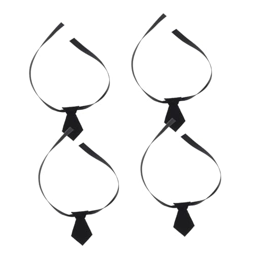 DRESSOOS 4 Stück Elegante Schwarze Herrenkrawatten für Puppenoutfits für Kreative Spielmomente und Stilvolle Dekoration Puppenhäusern DRESSOOS 4 Stück Elegante Schwarze Herrenkrawatten für Puppenoutfits für Kreative Spielmomente und Stilvolle Dekoration Puppenhäusern von DRESSOOS