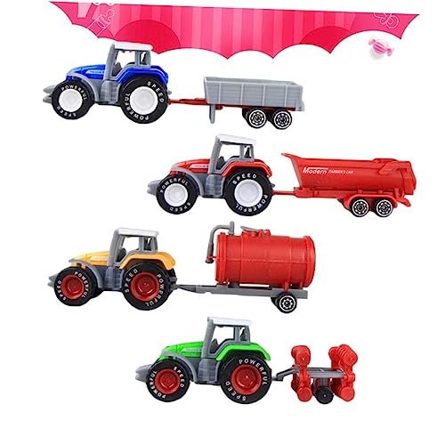 DRESSOOS Spielzeug Für Kinder 4 Stück Jungen Spielzeug Kidcraft-spielset Kind Sortiert Der Traktor Spielzeuge von DRESSOOS
