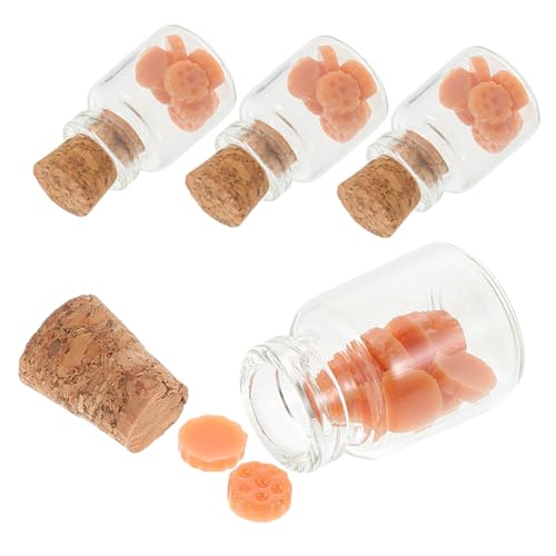 DRESSOOS 4 Stück Miniatur Cookies, Miniatur Kit, Mini Puppenhaus Zubehör, Miniatur Spielzeug, Puppenhaus Miniaturen, Mini Puppenhaus Zubehör von DRESSOOS