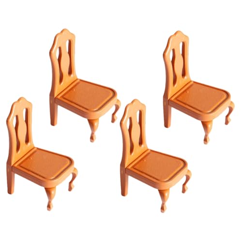 DRESSOOS 4 Stück Miniaturmöbel, Zarter Ministuhl, Mini Hausbedarf, Mini Spielzeug, Landschaftsbau, Miniaturspielzeug, Bezauberndes Miniaturstuhlmodell, Bezaubernder Ministuhl, Puppenmöbel, DRESSOOS 4 Stück Miniaturmöbel, Zarter Ministuhl, Mini Hausbedarf, Mini Spielzeug, Landschaftsbau, Miniaturspielzeug, Bezauberndes Miniaturstuhlmodell, Bezaubernder Ministuhl, Puppenmöbel, von DRESSOOS