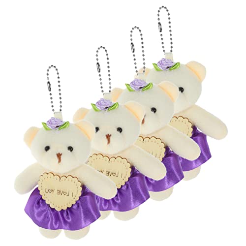 DRESSOOS 4 Stück Paar Bärenpuppe Kleiner Bär Stoffbär Blumenstrauß Bärendekorationen Bär Geburtstagsdekorationen Kuscheltiere Süßes Bärenaccessoire Süßes Tierdekor Hochzeit Kuscheltier DRESSOOS 4 Stück Paar Bärenpuppe Kleiner Bär Stoffbär Blumenstrauß Bärendekorationen Bär Geburtstagsdekorationen Kuscheltiere Süßes Bärenaccessoire Süßes Tierdekor Hochzeit Kuscheltier von DRESSOOS