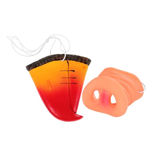 DRESSOOS 4 Stück Realistische Tiernasenmasken Mit Schweine- Und Papageienschnabel, Kostüm-requisiten Für Kinder Und Erwachsene, Halloween-anziehpartys, Festival-dekorationen DRESSOOS 4 Stück Realistische Tiernasenmasken Mit Schweine- Und Papageienschnabel, Kostüm-requisiten Für Kinder Und Erwachsene, Halloween-anziehpartys, Festival-dekorationen von DRESSOOS