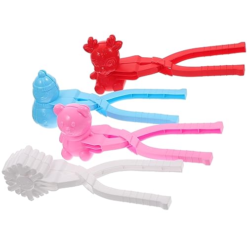 DRESSOOS 4 Stück Schneemodell Schneeballschlacht Formen Spiel Schneespielzeug Kinder Schneespielzeug Schneeballformer Formen Spielzeug Schneeballformer Form Cartoon Schneespielzeug DRESSOOS 4 Stück Schneemodell Schneeballschlacht Formen Spiel Schneespielzeug Kinder Schneespielzeug Schneeballformer Formen Spielzeug Schneeballformer Form Cartoon Schneespielzeug von DRESSOOS