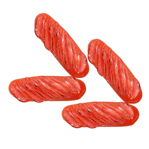 DRESSOOS 4 Stück Simulierte Wurst Tischdekoration Gefälschter Hot Dog Requisite Künstliches Lebensmittelmodell Künstliche Hot Dog Requisite Simulierte Bratwurst Faux Hot Dog DRESSOOS 4 Stück Simulierte Wurst Tischdekoration Gefälschter Hot Dog Requisite Künstliches Lebensmittelmodell Künstliche Hot Dog Requisite Simulierte Bratwurst Faux Hot Dog von DRESSOOS