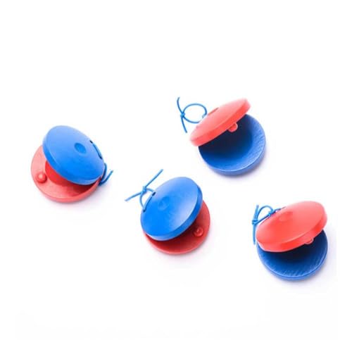 DRESSOOS 4 Stück Teiliges Holz Finger Kastagnetten für Sichere Glatte Oberfläche Fördert Hand Auge koordination und Musikalische Früherziehung Natürliche Holzfarbe und Blau Kindgerechte DRESSOOS 4 Stück Teiliges Holz Finger Kastagnetten für Sichere Glatte Oberfläche Fördert Hand Auge koordination und Musikalische Früherziehung Natürliche Holzfarbe und Blau Kindgerechte von DRESSOOS