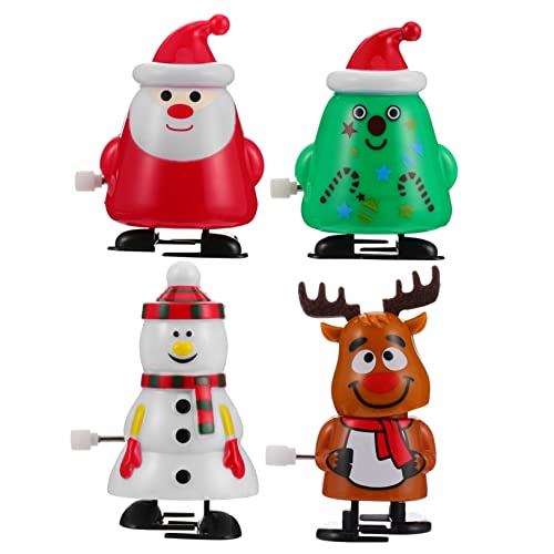 DRESSOOS 4er Set Weihnachts Aufziehspielzeug Gehen Der Weihnachtsmann Schneemann Und Weihnachtsbaum Figuren Für Festliche Dekoration Und Partybedarf DRESSOOS 4er Set Weihnachts Aufziehspielzeug Gehen Der Weihnachtsmann Schneemann Und Weihnachtsbaum Figuren Für Festliche Dekoration Und Partybedarf von DRESSOOS