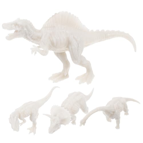 DRESSOOS 4 Stück selbst bemalter Dinosaurier Strumpffüller für Kleinkinder Dinosaurier- Dinosaurierspielzeug für 5-7 Zeichenset für von 6 bis 8 Jahren PVC Weiß DRESSOOS 4 Stück selbst bemalter Dinosaurier Strumpffüller für Kleinkinder Dinosaurier- Dinosaurierspielzeug für 5-7 Zeichenset für von 6 bis 8 Jahren PVC Weiß von DRESSOOS
