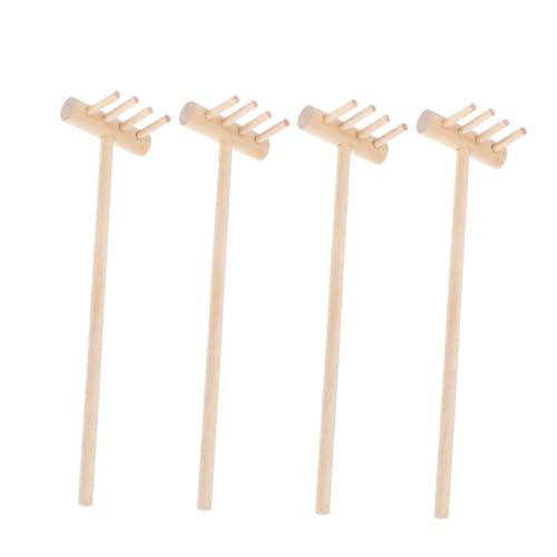 DRESSOOS 4 Stücke Mini Holz Rechen Sand Rechen Sand Tisch Rechen Mini Rechen Garten Werkzeuge Kleine Rechen Sand Tablett Rechen DRESSOOS 4 Stücke Mini Holz Rechen Sand Rechen Sand Tisch Rechen Mini Rechen Garten Werkzeuge Kleine Rechen Sand Tablett Rechen von DRESSOOS