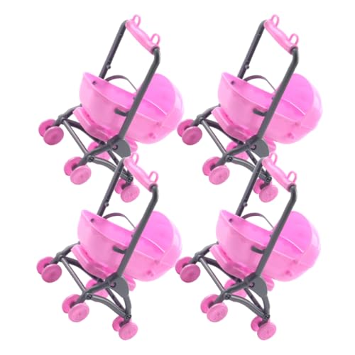DRESSOOS Spielzeug-Kinderwagen Für Puppen 4-teiliges Kinderwagen-Set Puppenhaus-Dekorationen Für Jungen Und Mädchen Rollenspiel-zubehör DRESSOOS Spielzeug-Kinderwagen Für Puppen 4-teiliges Kinderwagen-Set Puppenhaus-Dekorationen Für Jungen Und Mädchen Rollenspiel-zubehör von DRESSOOS
