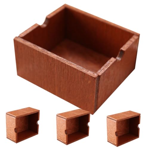 DRESSOOS 4 Teiliger Miniatur Aufbewahrungskorb, Rollenspiel Dinge, Miniatur Puppenhaus Zubehör, Miniatur Möbel Und Zubehör, Mini Kisten, Dekorativer Miniatur Korb, Puppenmöbel DRESSOOS 4 Teiliger Miniatur Aufbewahrungskorb, Rollenspiel Dinge, Miniatur Puppenhaus Zubehör, Miniatur Möbel Und Zubehör, Mini Kisten, Dekorativer Miniatur Korb, Puppenmöbel von DRESSOOS