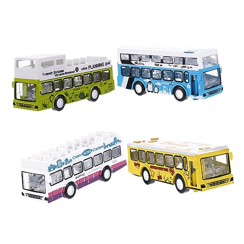 DRESSOOS 4 Teiliges Busmodell Für Kinder, Stadtbusmodell, Kleinkinder, Busspielzeug, Stadtbus, Spielzeugauto, Spielzeugbus Zum Zurückziehen, Stadtbus, Kinderspielzeug, Stadtbus Zum DRESSOOS 4 Teiliges Busmodell Für Kinder, Stadtbusmodell, Kleinkinder, Busspielzeug, Stadtbus, Spielzeugauto, Spielzeugbus Zum Zurückziehen, Stadtbus, Kinderspielzeug, Stadtbus Zum von DRESSOOS