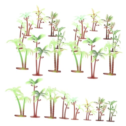 DRESSOOS 40 Stück Kokosnuss Ornament, Aquarium, Kokosnussbaum, Fischtank Dekoration, Simulation, Kokosnussbaum, Pflanzen Für Fischtank, Fischtank Pflanze, Fischtank, Kokosnussbaum, von DRESSOOS