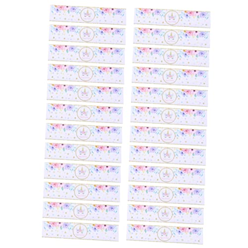 DRESSOOS Aufkleber-Set 48-teilig Wasserflaschen-Etiketten Streifenförmige Aufkleber Für Themenpartys DRESSOOS Aufkleber-Set 48-teilig Wasserflaschen-Etiketten Streifenförmige Aufkleber Für Themenpartys von DRESSOOS