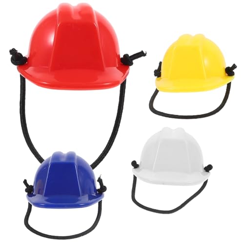 DRESSOOS 4Stücke Miniatur Puppenhelm Sicherheitshelme für Kleine Haustiere und Puppen Lustige Bauhelme im Trendigen Design für Dekoration und Schutz der Köpfe von Reptilien DRESSOOS 4Stücke Miniatur Puppenhelm Sicherheitshelme für Kleine Haustiere und Puppen Lustige Bauhelme im Trendigen Design für Dekoration und Schutz der Köpfe von Reptilien von DRESSOOS