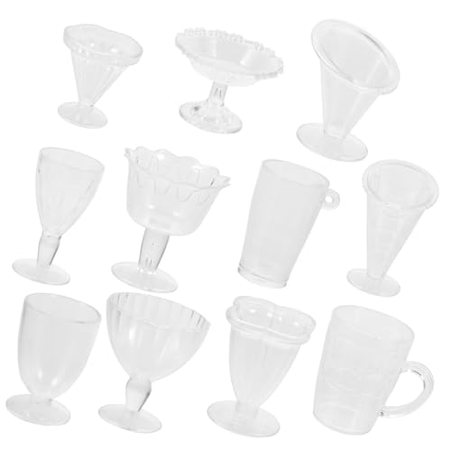 DRESSOOS 5 Mini Transparentbecher, Mini Becher, Küchenbecher, Mini Dekobecher, Puppenhaus Weinbecher, Miniaturbecher, Minihaus Foto Requisiten, Trinkbecher, Miniatur Puppenhaus Zubehör, DRESSOOS 5 Mini Transparentbecher, Mini Becher, Küchenbecher, Mini Dekobecher, Puppenhaus Weinbecher, Miniaturbecher, Minihaus Foto Requisiten, Trinkbecher, Miniatur Puppenhaus Zubehör, von DRESSOOS