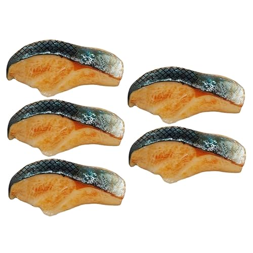 DRESSOOS 5 Stück Imitierte Fischnuggets Vorgetäuschte Lebensmittel Gefälschte Lebensmittel Gefälschtes Fleisch Gefälschtes Fischfleisch Simuliertes Fleisch Fisch Künstliches DRESSOOS 5 Stück Imitierte Fischnuggets Vorgetäuschte Lebensmittel Gefälschte Lebensmittel Gefälschtes Fleisch Gefälschtes Fischfleisch Simuliertes Fleisch Fisch Künstliches von DRESSOOS