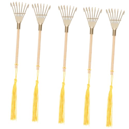 DRESSOOS 5 Stück Mini Rechen Aus Grauem Eisen Mit Goldener Stickerei, Dekoratives Zubehör, Heimdekoration, Kunsthandwerk, Ornamente, Fotografie Requisiten, Dekoration, 5 Stück DRESSOOS 5 Stück Mini Rechen Aus Grauem Eisen Mit Goldener Stickerei, Dekoratives Zubehör, Heimdekoration, Kunsthandwerk, Ornamente, Fotografie Requisiten, Dekoration, 5 Stück von DRESSOOS