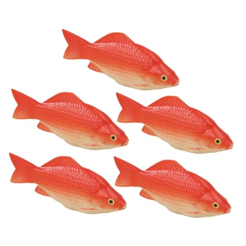 DRESSOOS 5 Stück Simulationsschaumfische, Lebensechte Simulationsfischmodelle, Fischdekoration, Fischfiguren, Aquarium, Schwimmende Fischdekoration, Realistisches Fischmodell, Simuliertes DRESSOOS 5 Stück Simulationsschaumfische, Lebensechte Simulationsfischmodelle, Fischdekoration, Fischfiguren, Aquarium, Schwimmende Fischdekoration, Realistisches Fischmodell, Simuliertes von DRESSOOS